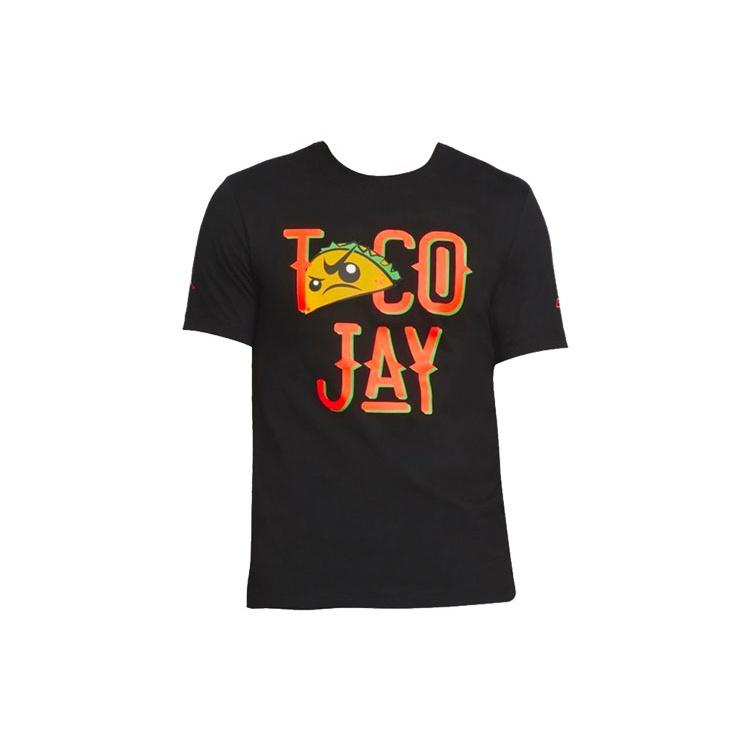 Men s Air Jordan Alphabet Printing Round Neck Short Sleeve Black T-Shirt DV5539-010 L
