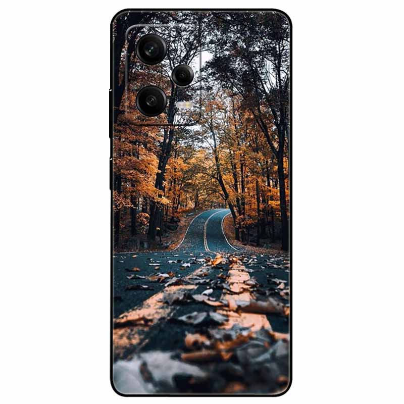 For Redmi Note 12 Pro 5G Case Note12 Covers TPU Black Silicone Starry Cover for Xiaomi Redmi Note 12 Pro+ 5G Plus Cartoon Soft