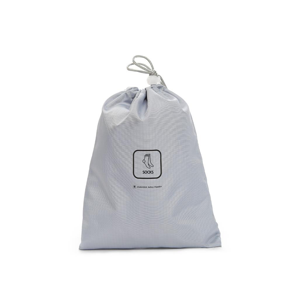 Swiss Military Carrier Travel Bag-In-Bag Pouch Set Of 5 Sm-B5Pn Gray
