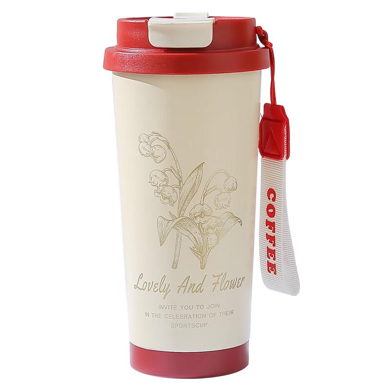 

Stylish 316 Stainless Steel Insulated Dual-Drink Water Bottle with Straw