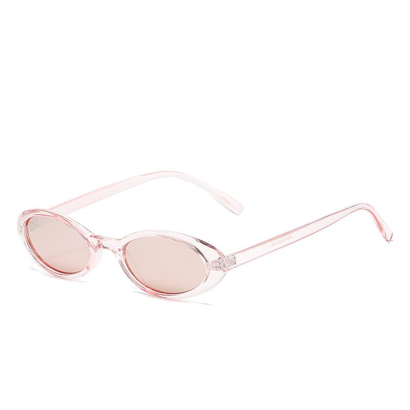 Small frame sunglasses women's oval frame fashion hipster driving hip hop sunglasses European and American glasses