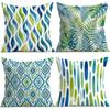 1pcs/4pcs Watercolor Abstract Geometry Cushions Pillowcase Polyester Cushion Cover Throw Pillow Pillowcover Home Car Sofa Decor