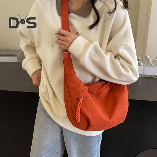 Umhängetasche für Damen mit verstellbarem Riemen, große Kapazität, Knödeltasche, Reißverschluss, Multi-Pocket-Design, Schultertasche für den täglichen Gebrauch