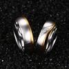 Personalized Name Promised Wedding Rings for Lover Couple Men Women Stainless Steel Engagement Party Gifts