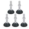 5 Pcs Adjustable Leveling Feet Threaded Glide Foot Leg Leveler, Durable