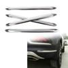 4 Stück Auto Antikollisionsstreifen Stoßstangenschutz Auto Crash Bar Anti-Rub Bar