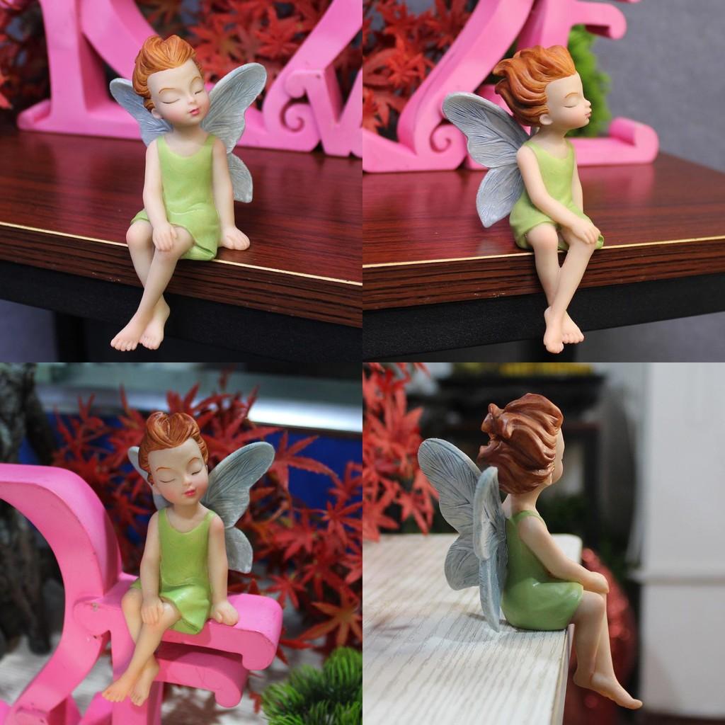 Flower Fairy Resin Art Decor Tabletop Figurine Room Decoration Gift Souvenir