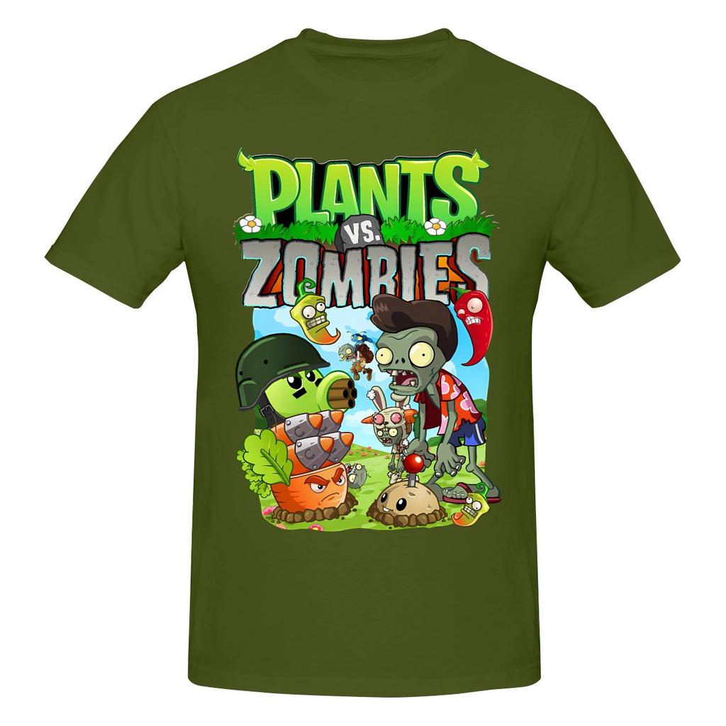 Funny Plants Vs Zombies Perfect Gift Unisexs Printed Tshirt Unisex T Shirtshirt Sport
