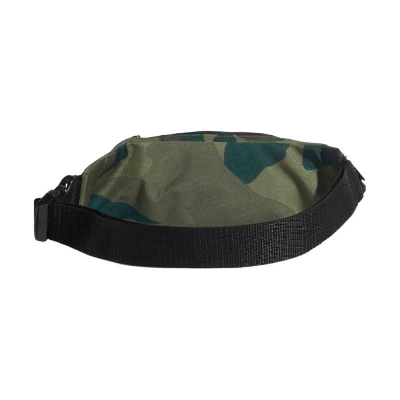 adidas Originals Color Block Zipper Polyester Waist Bag Small Unisex Bags Dark-Green FM1348