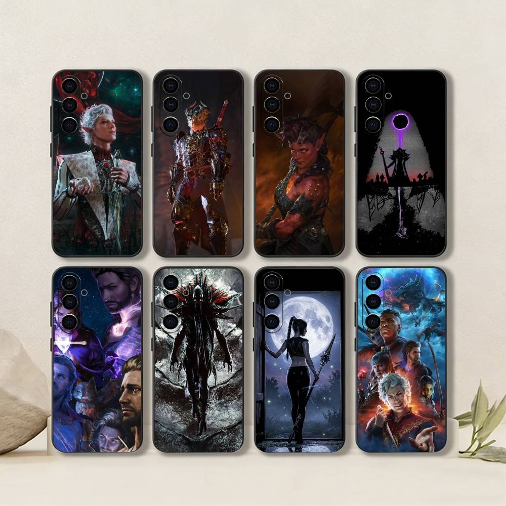Baldur's Gate Phone Case For Samsung Galaxy A73,A72,A71,A70,A53,A52,A51,Soft Silicone Black Cover