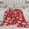 Floral Pattern Blanket Microfiber Flannel Cover Blanket Bedroom Living Room Sofa Soft And Comfortable Home Decoration