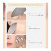Spatula Cosmetic Mixing Spatula Spatula Makeup Tool Stainless Steel Mini Concealer Foundation Cosmetic DIY Tool with Storage Sleeve (A)