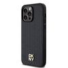 Dkny Dkhmp14Lpshrpsk Iphone 14 Pro6.1 Czarny/Black Hardcase Leather Pattern Metal Logo Magsafe
