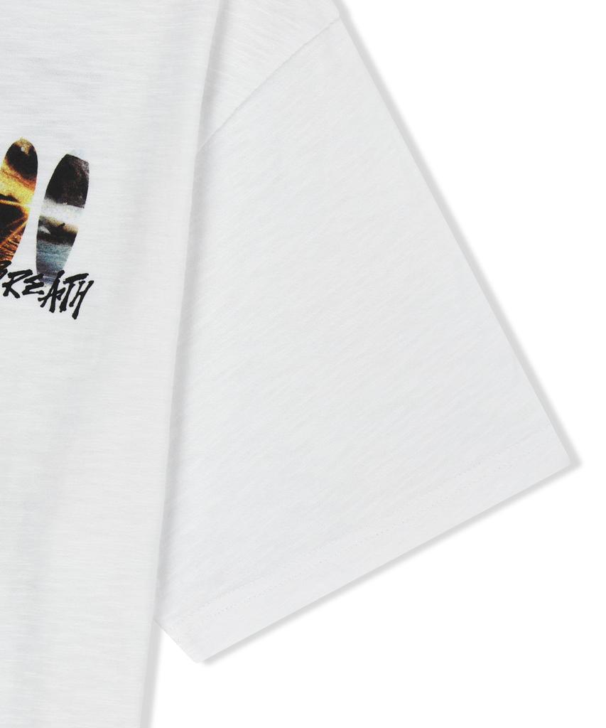 BROWNBREATH Brown Breath Surf Tee - White