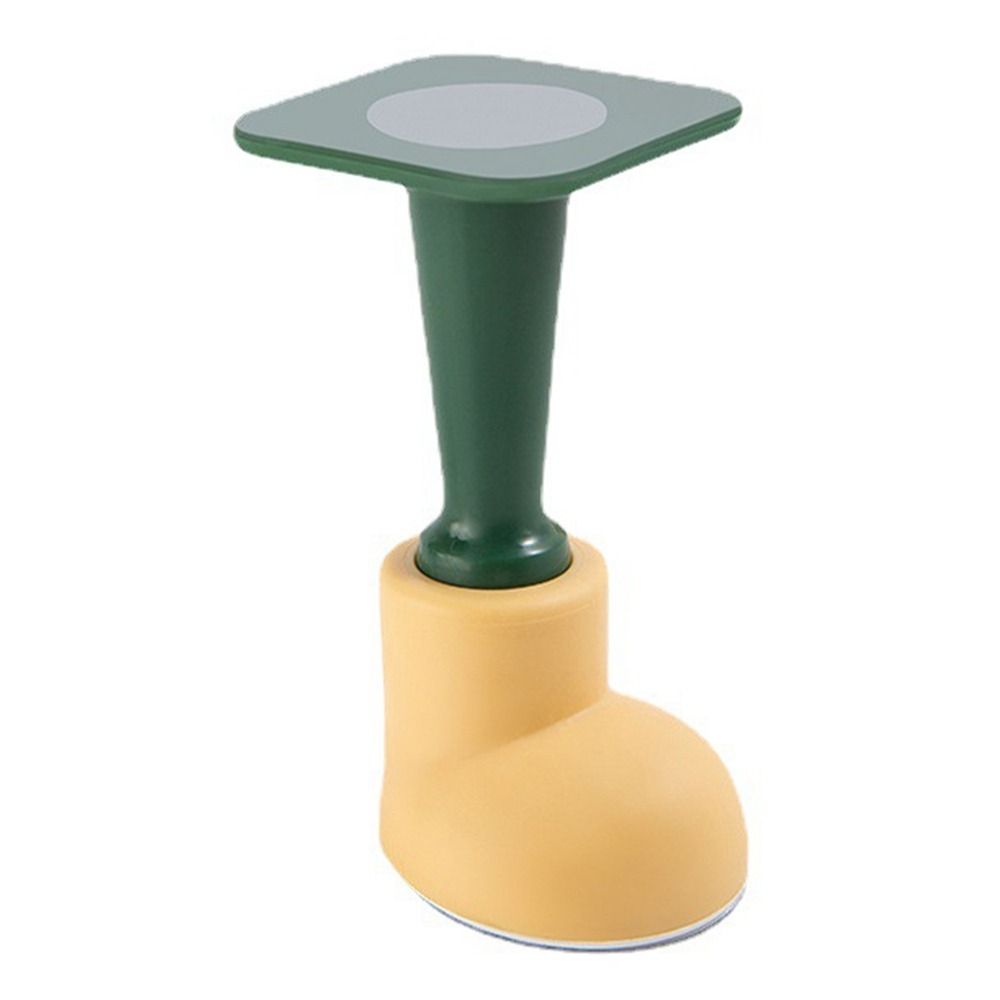 

Decor Toe Shoe Antibump Anti-shock Self Adhesive Wall Protector Door Suction Bumper Door Stopper жовтий/зелений