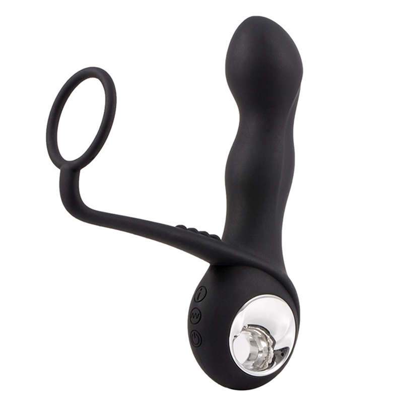 Vibrating Bell Penis Sleeve Anal Lock Men Sex Toy Adult Products Male Masturbation Sexuality Of A Man Cock Ring Silicone