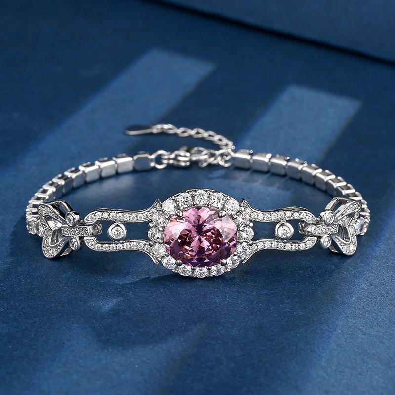 

Ювелирные изделия Ретро Имитация Цветной Браслет с Подвеской в Форме Яйца-Сокровища Темперамент Ювелирные изделия Женские 10 * 12