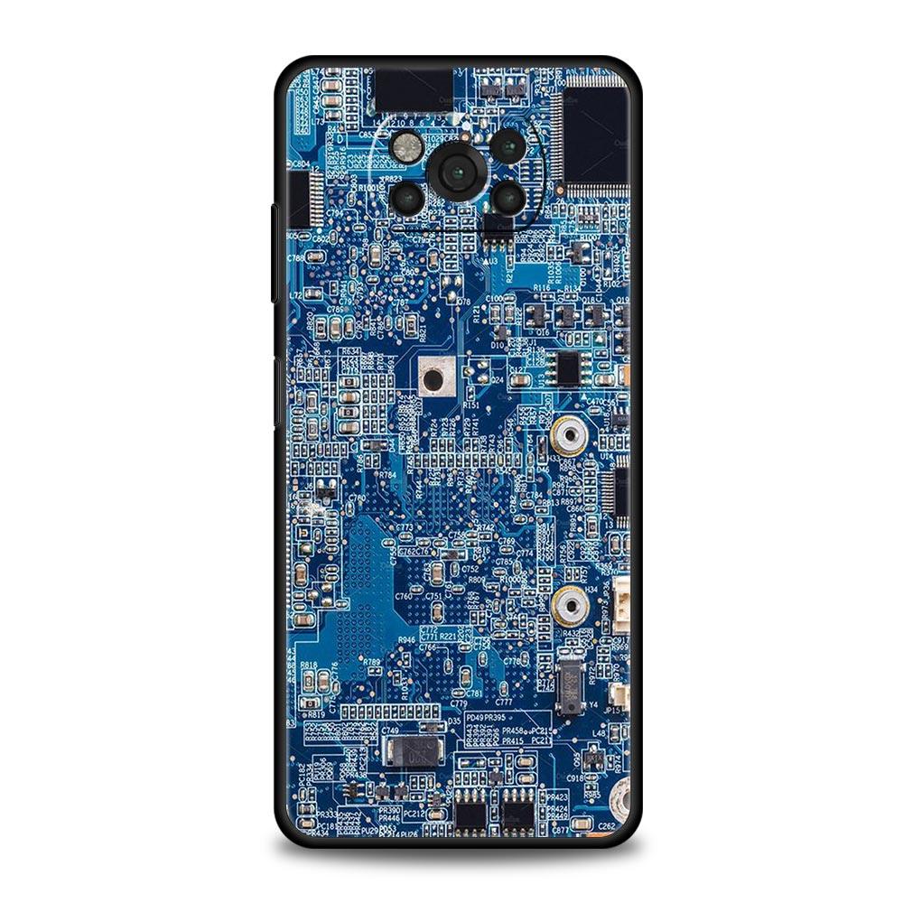 Innenplatine Schaltkreis Handyhülle Für Xiaomi Mi Poco X3 NFC M3 F4 F3 M4 X4 5G Note 10 12 Lite 11 11T 10T 13 12T Pro 9T Abdeckung