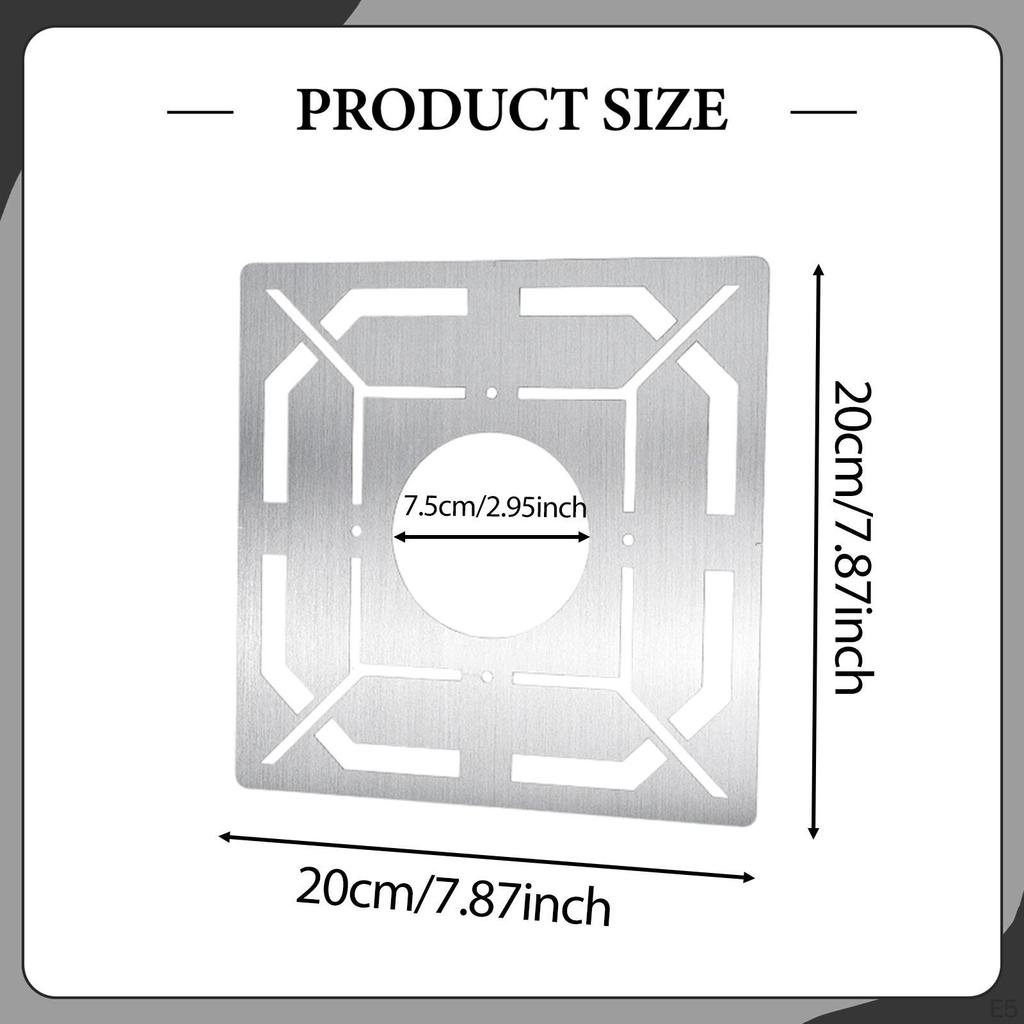 Floor Drain Measuring Ruler Architectural Scale Bathroom Accessories Tile Tool Home