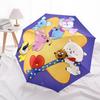 1PC BT21 Characters Automatic Open/Close Umbrella, 8-Rib Sturdy Frame, Lightweight Portable Umbrella, Commute, Business - Ideal Gift for Friend, Vibra