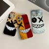 For iPhone 16 Samsung S23 S22 A23 A52 A33 Huawei Honor Xiaomi Redmi OPPO Vivo Creative Smiling Face Design Hard Full Lens Protect Phone Case Cover