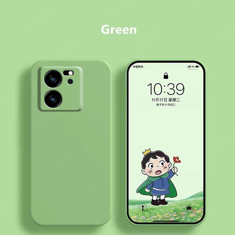 Luxury Case For Xiaomi 13T Case Cover Xiaomi 13T Pro Funda Coque Liquid Silicone Soft TPU Phone Bumper For Xiaomi 13T Pro