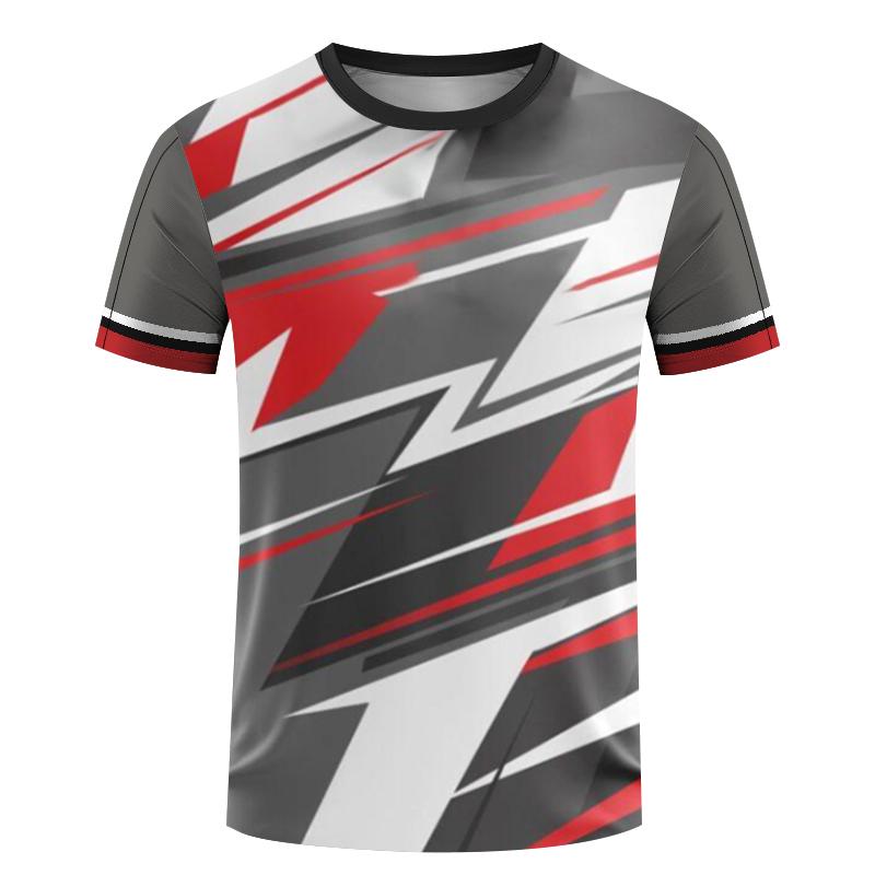 Summer Fashion Sports Neutral Leisure T-shirt Badminton Fitness Short Sleeve