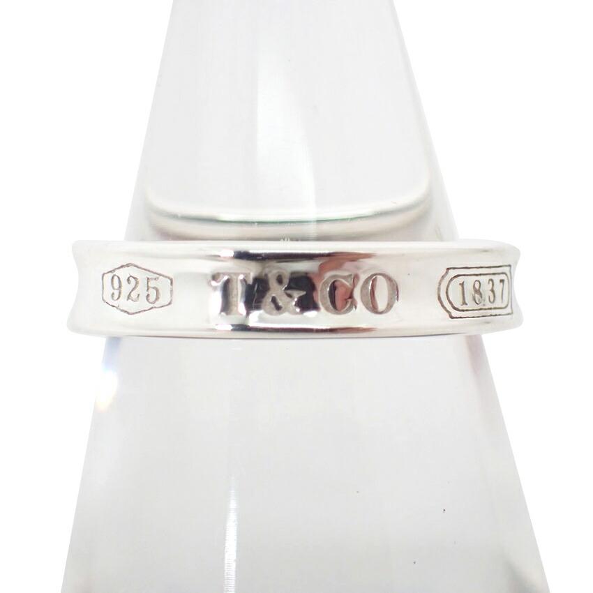 Used Tiffany 925 1837 Narrow Ring, Size 7, j58-2