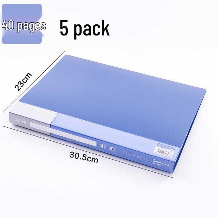 A4 mehrschichtige Seitenabtrenner und Dokumentenordner für Ringordner (20-100 Blatt)