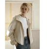 Demana 3-Proof Tech Hooded Pleated Short Jacket