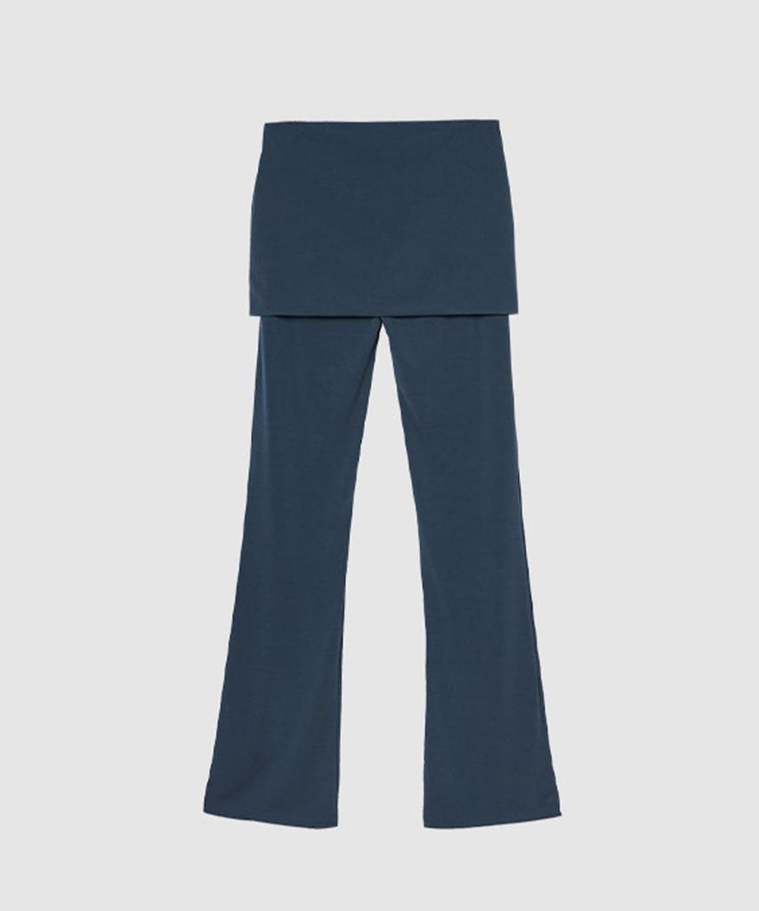 Eine Folded Bootcut Pants (Navy)