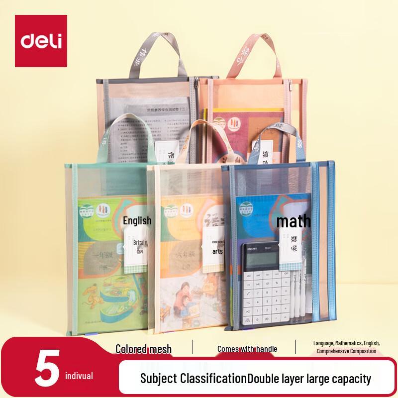 Deli Mesh Zipper File Bags