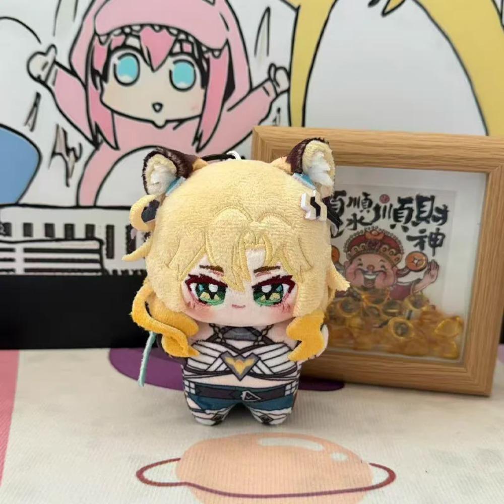 Genshin Impact Plush Dolls Venti Xiao Focalors Scaramouche Yoimiya Furina Kazuha Yae Miko Bag Pendant Keychain Stuffed Toys Gift