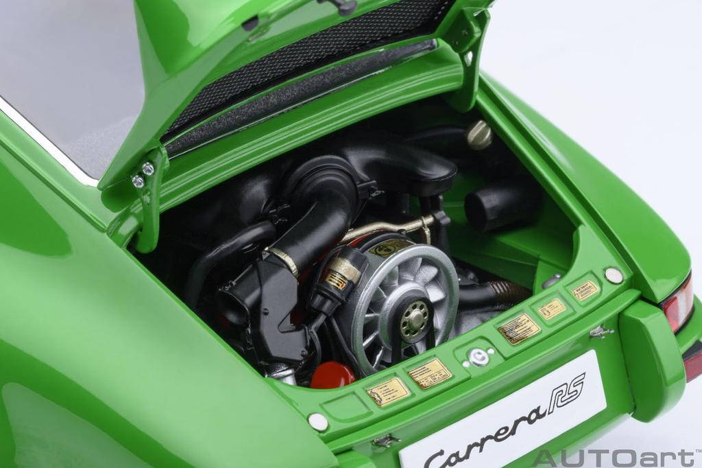 AUTOart Scale Porsche 911 Carrera RS Finished Product 78034 1/18 2.7 (Viper Green/Black Stripes)
