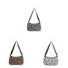 Ladies Corduroy Shoulder Bag With Letter Print Compact Crossbody For Casual Travel