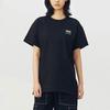 Vans Palmblatt-Print American Vintage Lässiges Kurzarm-T-Shirt mit überschnittenen Schultern Unisex T-Shirts Schwarz VN0A54L7BLK
