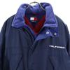 TOMMY HILFIGER 90s Flag Tag Down jacket S Navy Men's Used