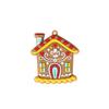 Cross-Border PVC Gingerbread House Ornaments - Soft Rubber Hanging Decorations for Christmas Trees & Scenes
