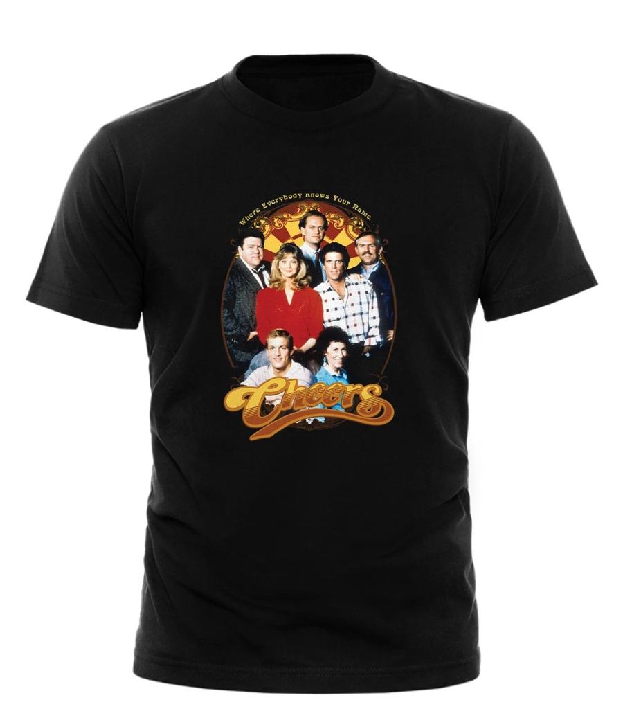 Cheers TV Show T-Shirt Vintage Retro Bar Sam Malone Sitcom Men's Women's Tee Top