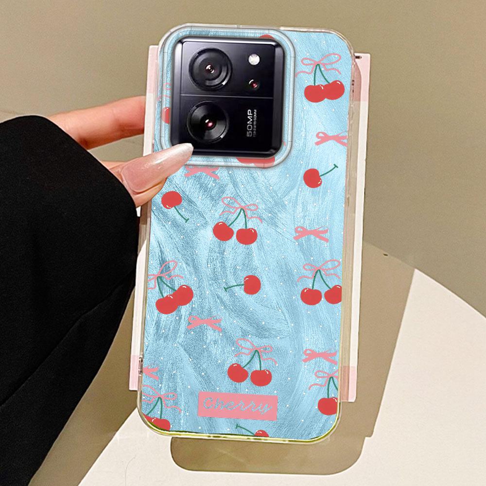 Pink Leopard Print Vortex Pattern Phone Case for Xiaomi 13T 14T 11 Lite Poco X5 M6 Pro X6 X3 Pro NFC C65 C61 M5S Shell TPU Cover