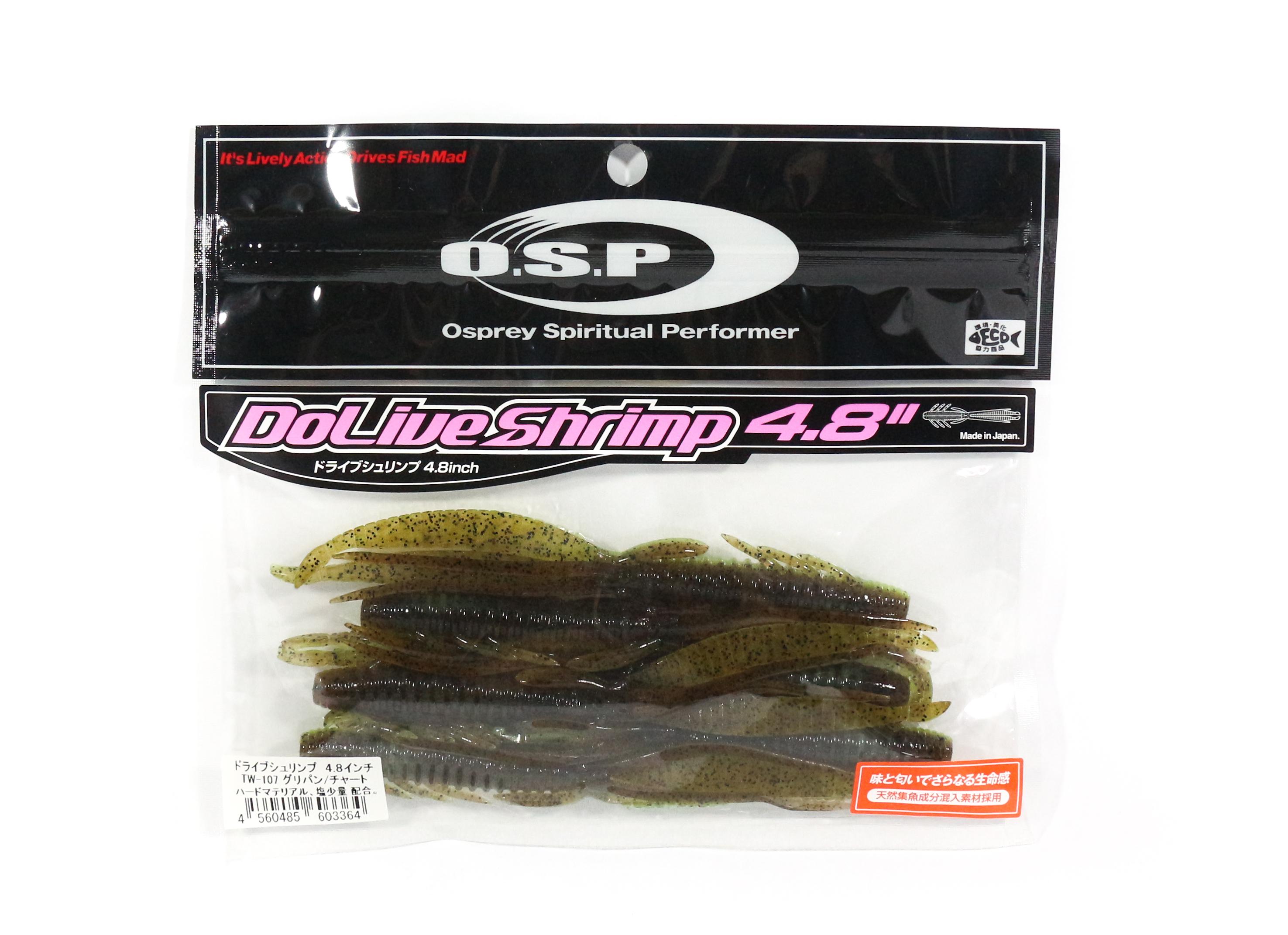 

OSP Soft Lure Dolive Shrimp 4,8 дюйма W-107 (3364)