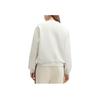 Fila Casual Comfortable Knitted Letter Pullover American Sweatshirt Women Sweatshirt Cloud-Mushroom-White F11W419202F-WT