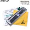 [Seiko] Watch Band, 20mm, Crocodile-Embossed Cowhide Leather Strap, Men's, Navy, RS06P20NY, with Care Instructions and Cleaning Cloth
