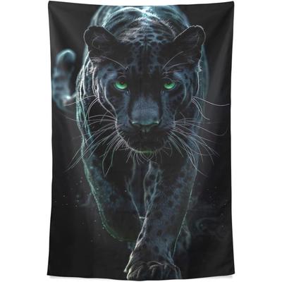 Staytop Cool Black Panther Vertical Tapestry