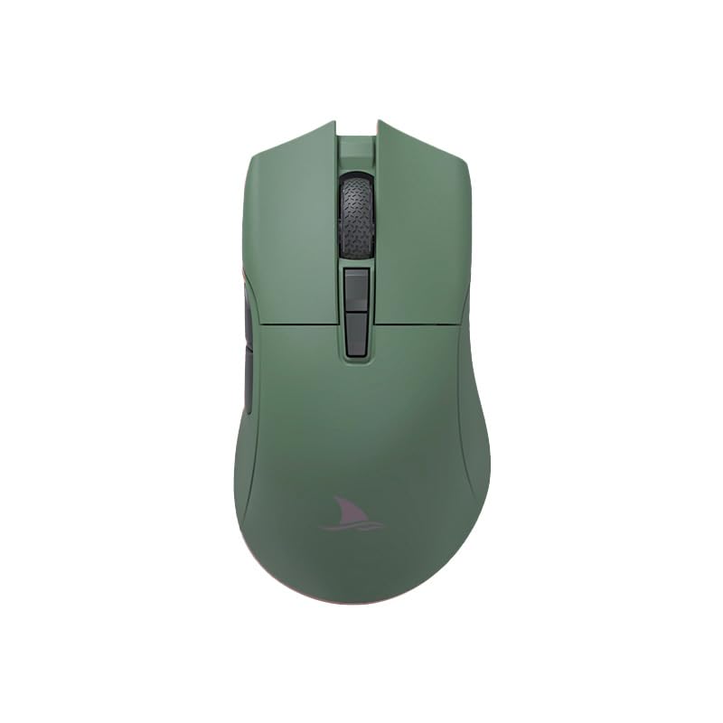Darmoshark N3 ERGONOMIC 2K Wireless Gaming Mouse, Lightweight 65g, Ergonomic Design, PAW3395, 26000dpi, Upgraded Model (Green)