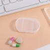 Three Compartments Mini Pill Box Moisture-proof Pill Case  Vitamin Supplements