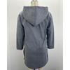Fall Winter Women's Oversized Long Sleeve Hooded Mid-length Cardigan Coat Casual Fashion Outerwear for Women