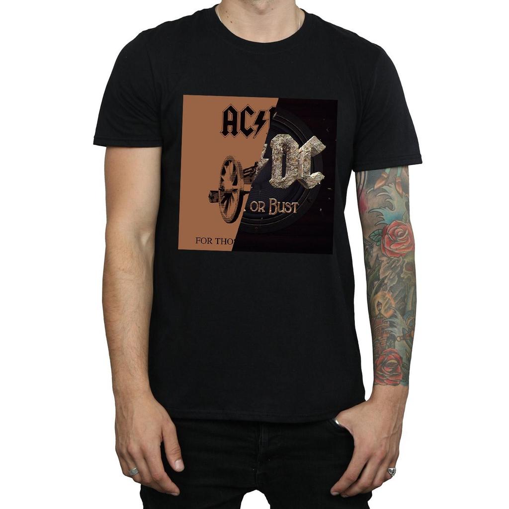 AC/DC Mens Rock or Bust / For Those About Splice T-Shirt