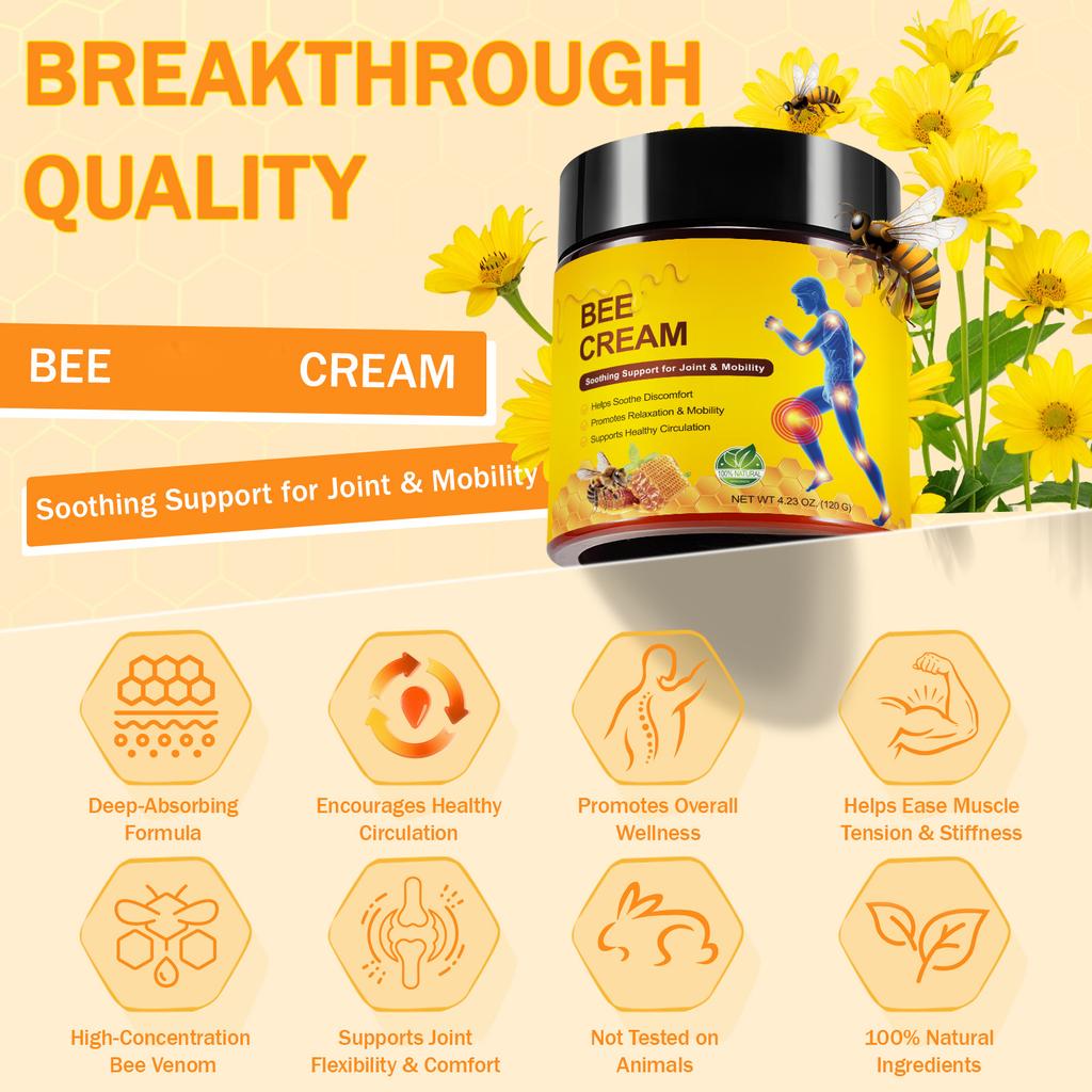 Bee Arthritis Analgesic Cream 120g, Relieves Pain In Lumbar Vertebrae, Hands And Feet Joint Care Cream