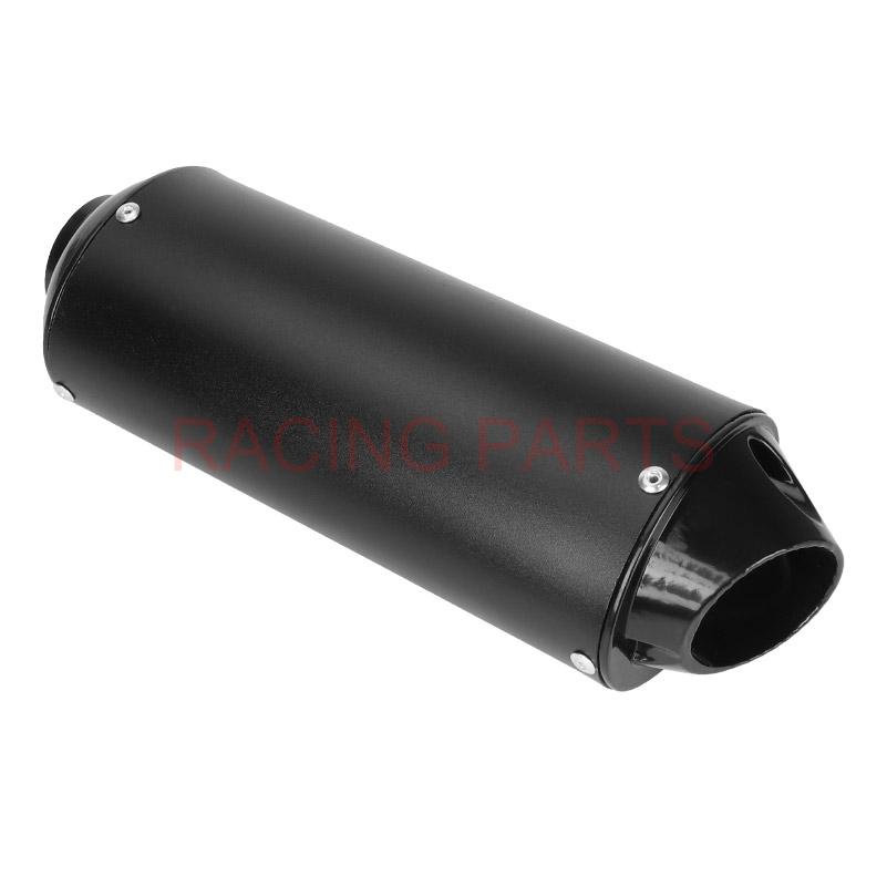 38mm 32mm 28mm Motorcycle Exhaust Muffler Tip Pipe for 125 150 160cc Dirt Pit Bike ATV black Grey Kayo BSE